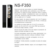 Par De Bocinas Yamaha Ns-f350bl Torre 200w  