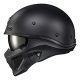 Casco Scorpion Exo Covert X Open-face Negro Mate Sm