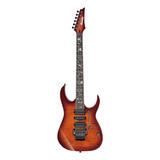 Guitarra Ibanez Rg 8570 Z Bsr J. Custom Com Case Cor Marrom Orientação Da Mão Destro