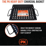 Pk Grills Pk99090 - Cesta De Carbón Resistente, Compatible C