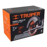 Sierra Circular Industrial Truper1800w Disco 7 1/4 60hz 127v