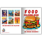 Libro Imprimible Comida Colorear Pintar Pdf