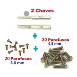 Snes - Kit Chaves 3.8  + 4.5mm + 20 Parafusos 3.8 E 20 4.5mm