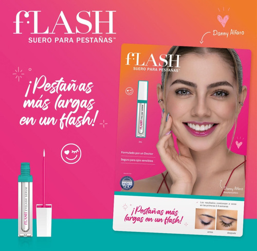 Flash Lash Serum Alargador De Pestañas 100% Original 2ml