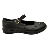Zapato Escolar Casual Negro Charol Niña Económico  18 Al 21