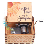 Caja Musical Johnny Cash Tema You Are My Sunshine Sol Naranj