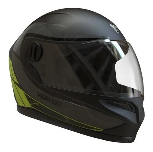 Casco Moto Vertigo V32 Warrior Mate Visor Cristal Rpm®