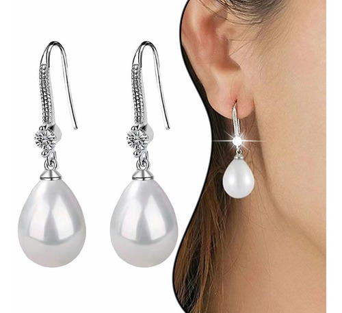 Pendientes De Perlas Para Mujer