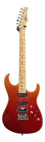 Guitarra Elétrica Tagima Brasil Stella H3 De  Cedro Fade Metallic Orange Metálico Com Diapasão De Madeira De Marfim