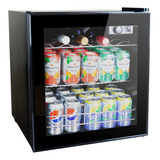 Mini Refrigerador Para Vino Y Bebidas Puerta Reversible Luz