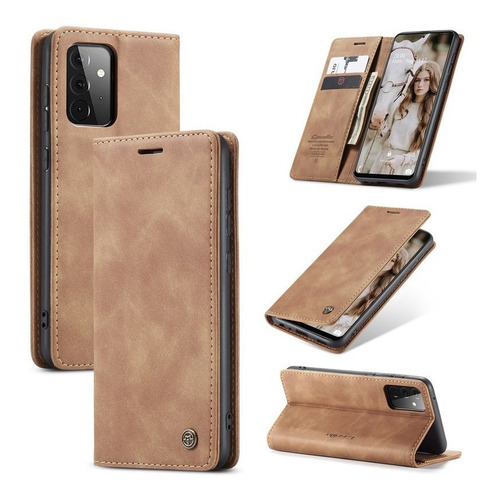 Funda Piel Para Samsung Case Tipo Cartera Magnético Plegable