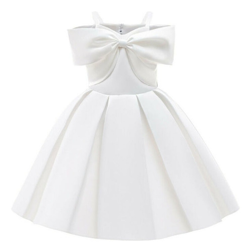 Vestido Tutú De Princesa, Hombros Descubiertos Para Niña, F