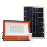 3 Pz Reflector Led Solar 150w Control Remoto Exterior Nwp Carcasa Negra Luz Luz Blanca Fria 6500k