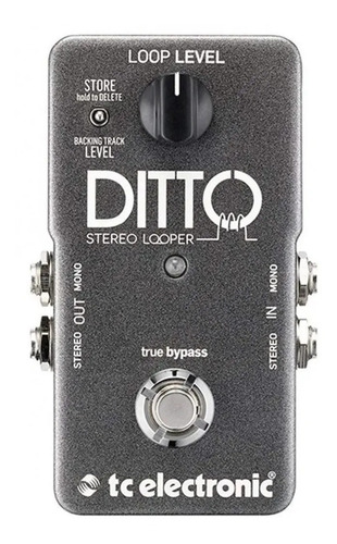 Pedal Tc Electronic Stereo Loop Ditto Looper Guitarra