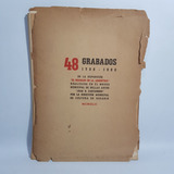 Antiguo Libro 48 Grabados Entre 1700 Y 1880 Mag 61151