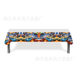 Mantel Decorativo Para Fiesta Diferentes Diseños 180x108cm Color Variado Hot Whweels