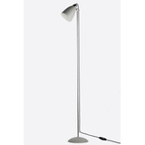 Lámpara Pie Gris Living Led 127cm Moderna Diseño Carlos Ikon