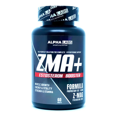 Suplemento Zma Alpha Labs Zinco Magnésio B6 60 Tabletes Sem Sabor