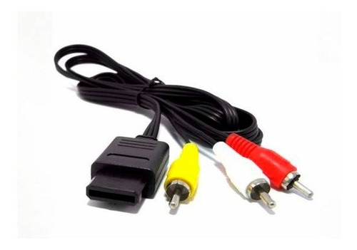 Combo 10 Cables Nuevos Audio Video Para Nintendo 64 Vdgmrs