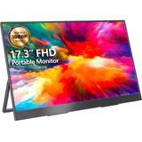 Monitor Portátil ' Pantalla Portátil Mejorada De 17,3 Pulgad