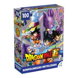 Rompecabezas Metalizado Dragon Ball Super 100 Piezas Novelty