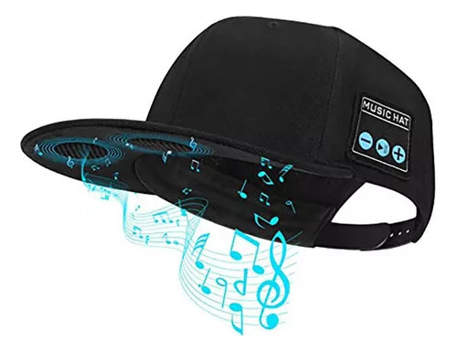 Gorra Cachucha Con Bocina Bluetooth Ajustable Inalámbrico C