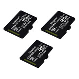 Pack X3 Memoria 128gb Kingston Canvas Select Plus Original 