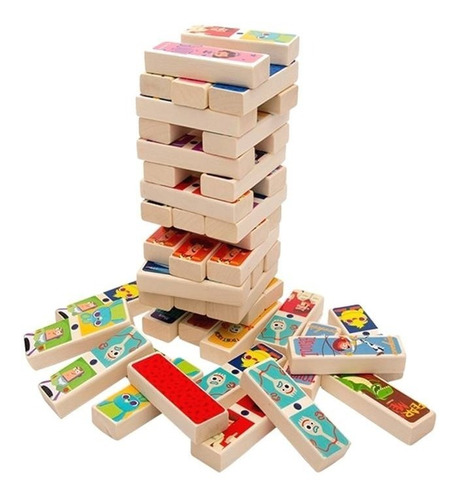 Torre De Madera, Memoria, Domino Toy Story 3 En 1 Novelty