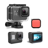 Carcasa Sumergible Para Gopro Hero 8 + Funda De Silicon