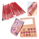 Paleta Sombras Nude De Huxia Beauty + Set 20 Brochas Ojos