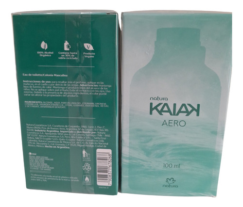 Kaiak Aero Natura Edt 100ml Hombre Acuoso