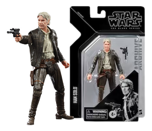 Boneco Star Wars The Black Series Han Solo Original Hasbro