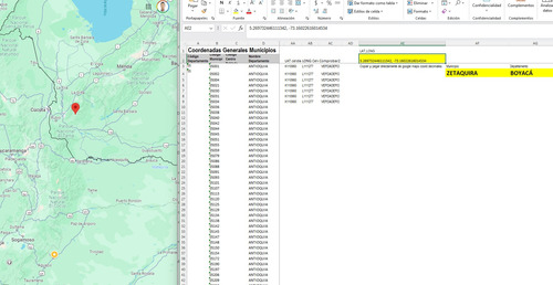 Ubicador Geográfico Excel Municipios De Colombia