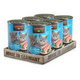 Leonardo Pack X 6 Latas Alimento Kitten 400gr