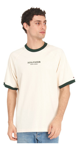 Camiseta Tommy Hilfiger Para Hombre Mw0mw34396