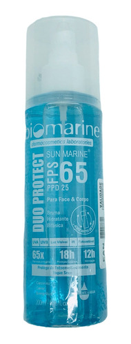 Sun Marine Duo Protect Fps65 Ppd25 18h 200ml Biomarine