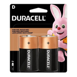 Pilha D Grande Duracell Alcalina 1,5v /original C 2 Unidades