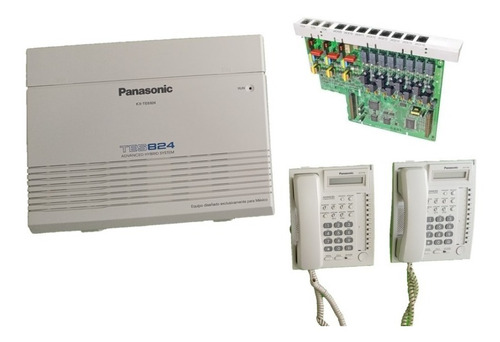 Panasonic Kx-tes824-2tel Kx-t7730-tarjeta Exp-kx-ta82483 3 C