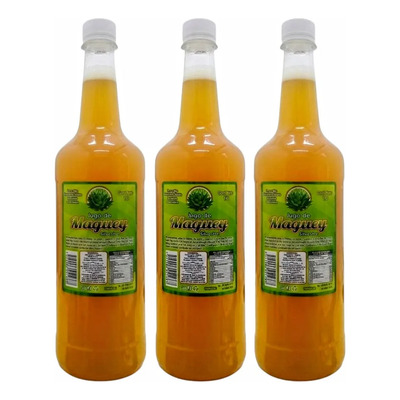 Jugo De Maguey Silvestre 100% Natural Y Artesanal 1l (3 Pzas | Meses sin interés