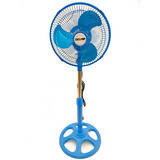 Ventilador De Pie 10 Pulgadas 2en1 Delhi Aspas Metálicas 70w Color De La Estructura Celeste Frecuencia 50hz Cantidad De Aspas 3 Color De Las Aspas Plateado Diámetro 30 Cm Material De Las Aspas Metal