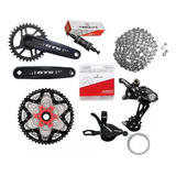 Kit Grupo 12v Ciclismo Absolute Gts Veloforce Mtb K7 11x52 