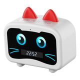 Mini Lindo Gato Bluetooth Altavoz Radio Fm Hd Llamada Para C