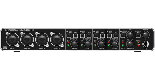 Interfaz Behringer Umc404hd