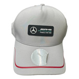 Gorra Puma Mercedes Benz Petronas Curva Original Plateada