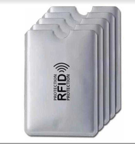 Protector Tarjeta Credito Debito Antirobo Rfid X 4 Und