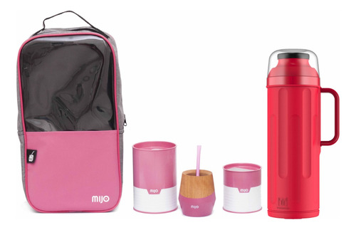 Set Bolso Matero Mate Latas Termo Mijo Tienda Pepino