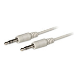 Cable Audio Auxiliar 3.5 Mm Macho En Ambos Extremos 1 Metro