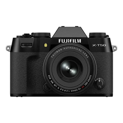 Cámara Fujifilm X-t50 Negra 40.2 Mpx + Objetivo Xf16-50mm Color Negro