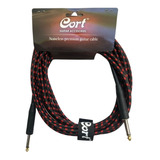 Cable Para Guitarra / Bajo De Tela Plug Plug 5mts Cort Ca526