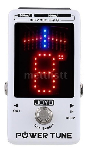 Pedal Afinador E Fonte Joyo Jf-18 Power Tune - Nf E Garantia